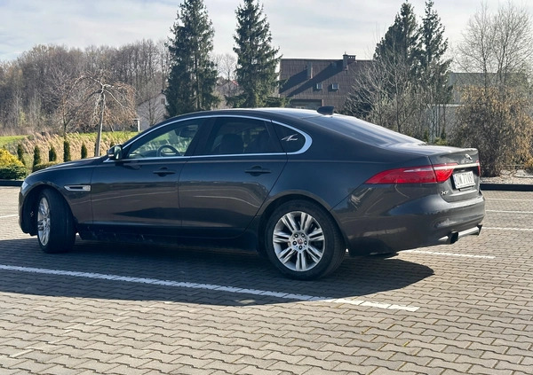 Jaguar XF cena 80000 przebieg: 115509, rok produkcji 2016 z Kraków małe 704